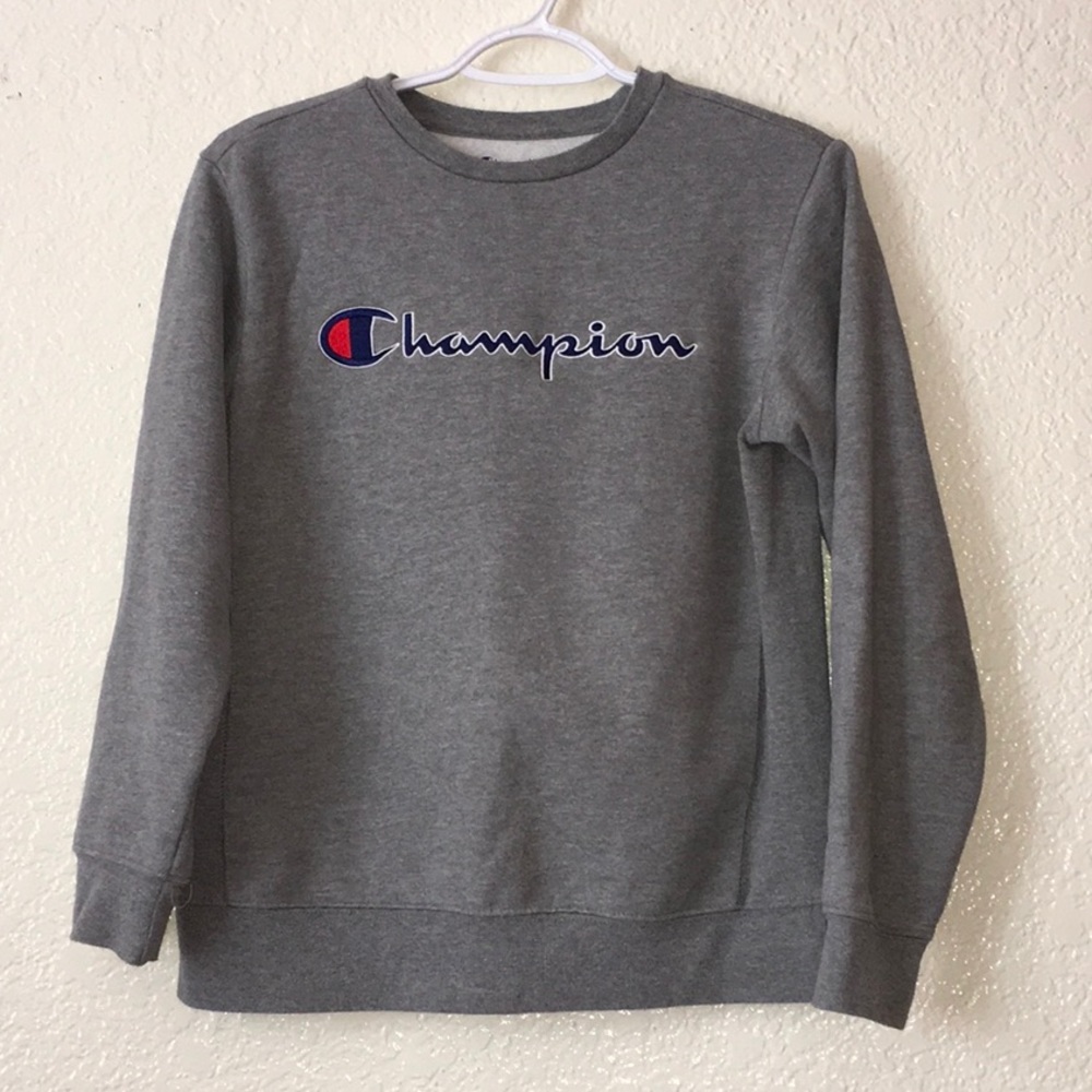 champion pull over sweater